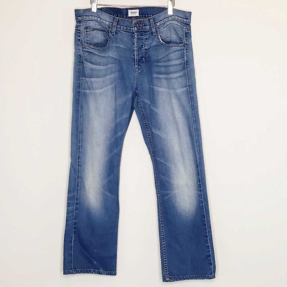 Hudson Byron 5 pocket straight leg jeans W34xL28.5